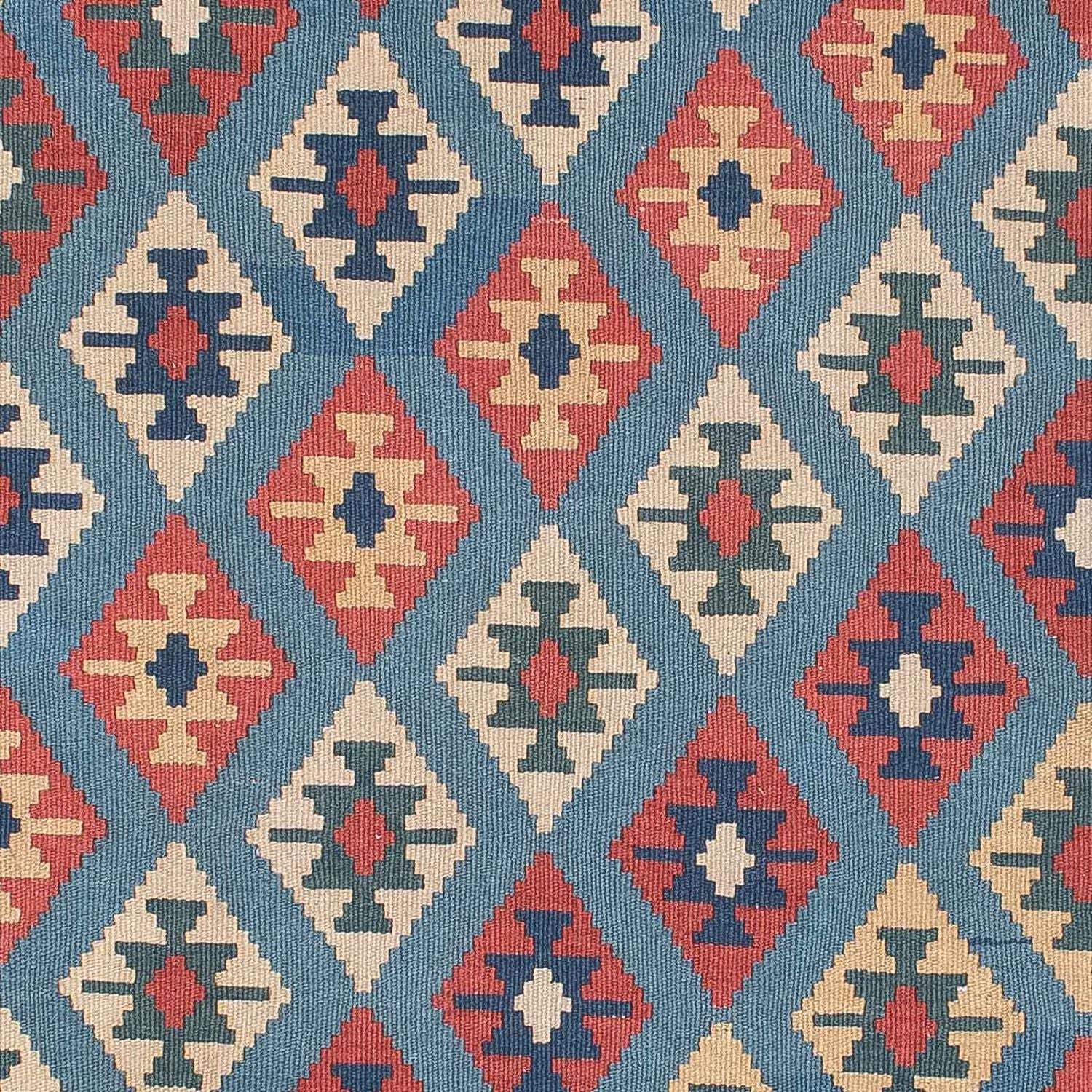 Tapis Kelim - Oriental - 174 x 123 cm - bleu
