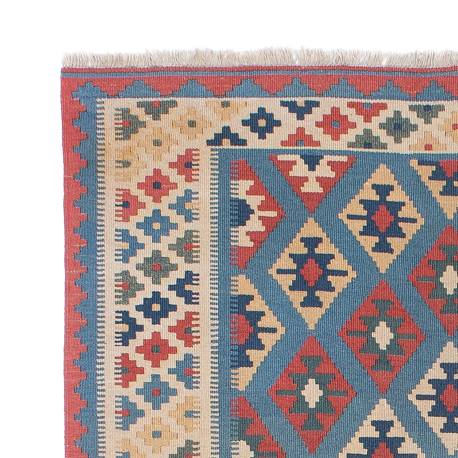 Tapis Kelim - Oriental - 174 x 123 cm - bleu