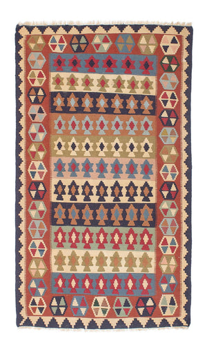 Tapis Kelim - Oriental - 194 x 114 cm - multicolore