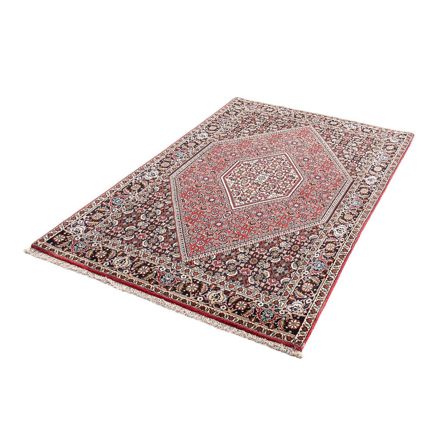 Tapis persan - Bidjar - 176 x 113 cm - rouge clair
