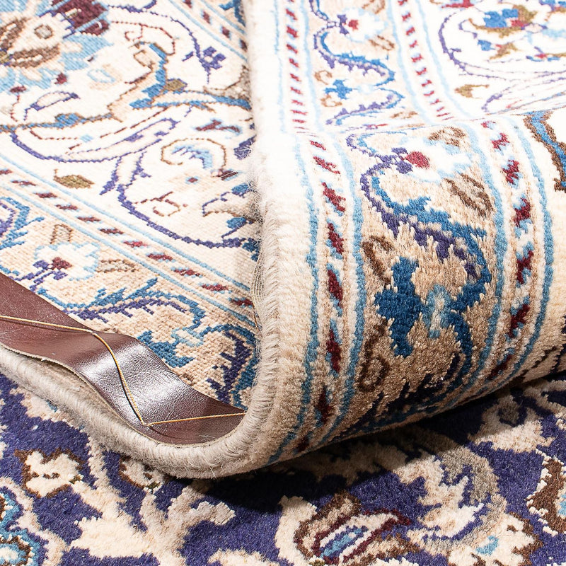 Tapis persan - Nain carré  - 200 x 200 cm - bleu foncé