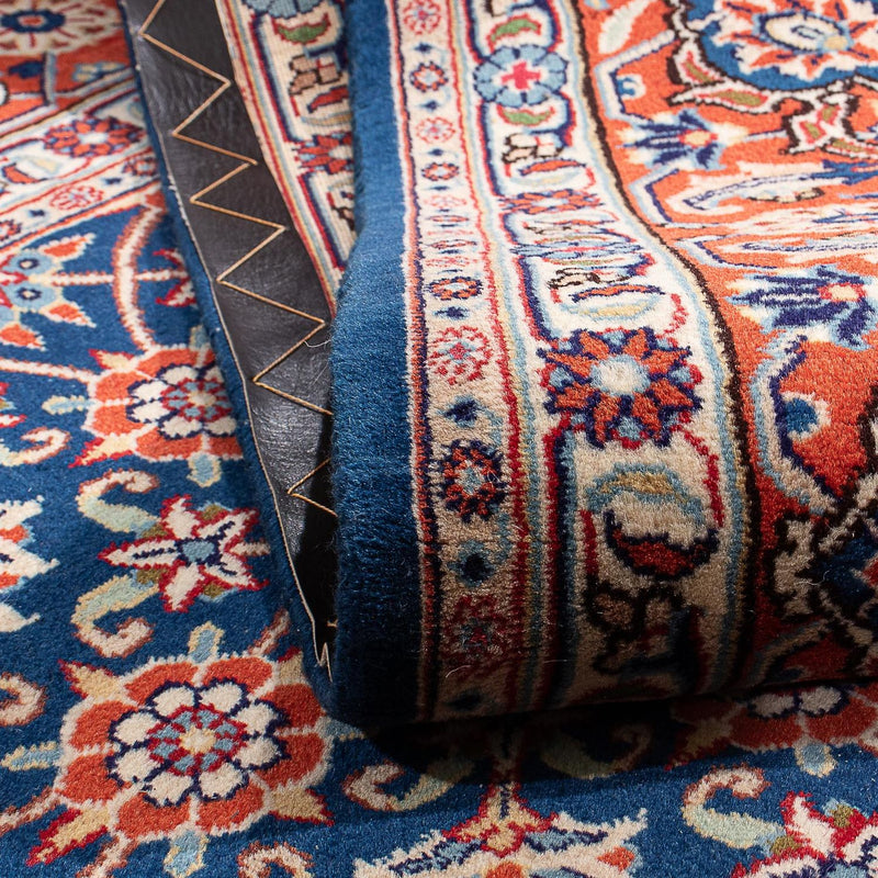 Tapis persan - Nain - 244 x 196 cm - bleu foncé