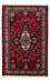 Tapis persan - Nomadic - 162 x 110 cm - rouge foncé