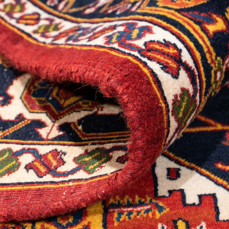 Tapis Gabbeh - Persan Kashkuli - 200 x 180 cm - rouge foncé