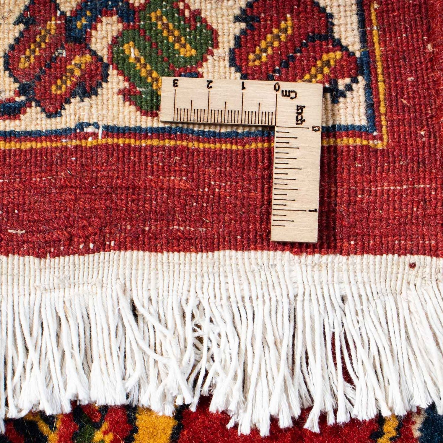 Tapis Gabbeh - Persan Kashkuli - 200 x 180 cm - rouge foncé