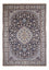 Tapis persan - Nain - 350 x 243 cm - bleu foncé