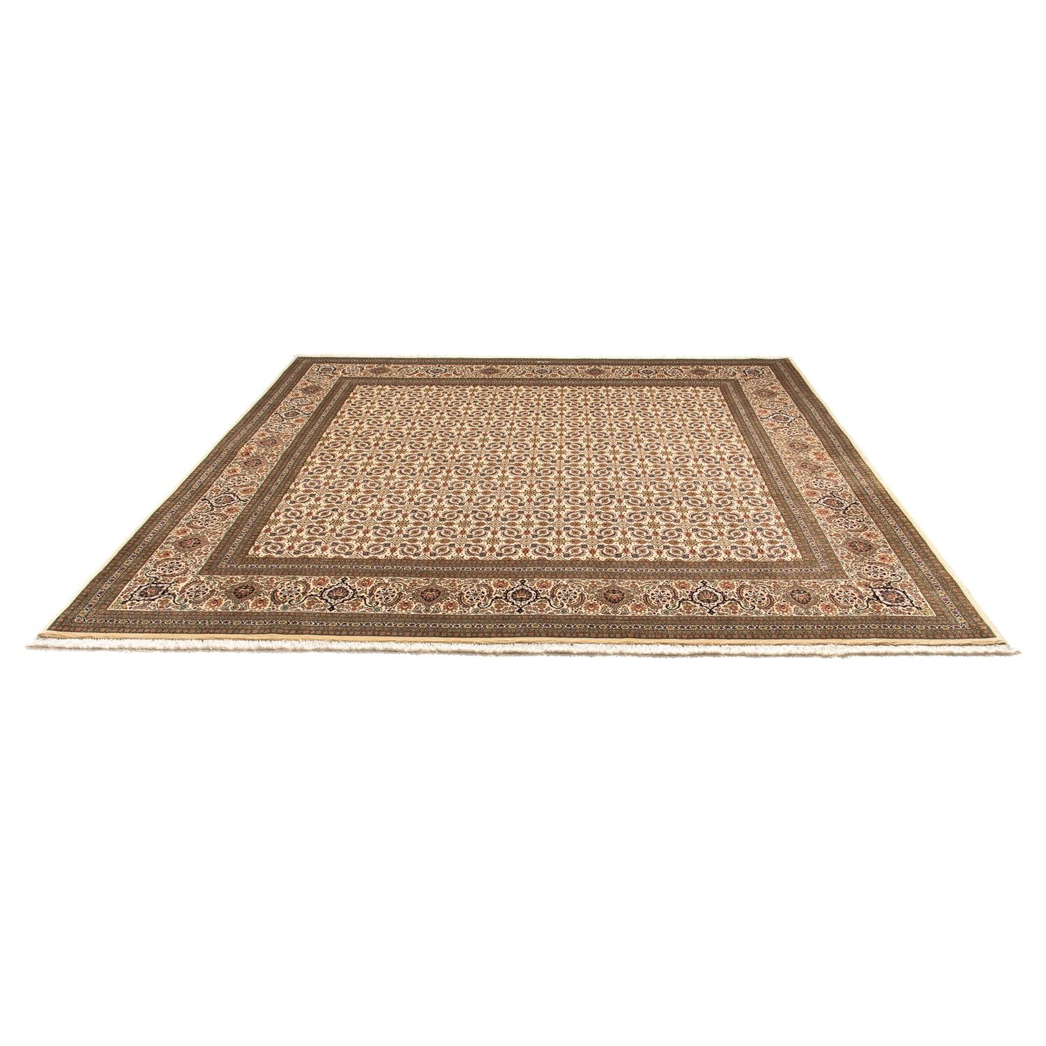 Tapis persan - Tabriz carré  - 248 x 243 cm - beige