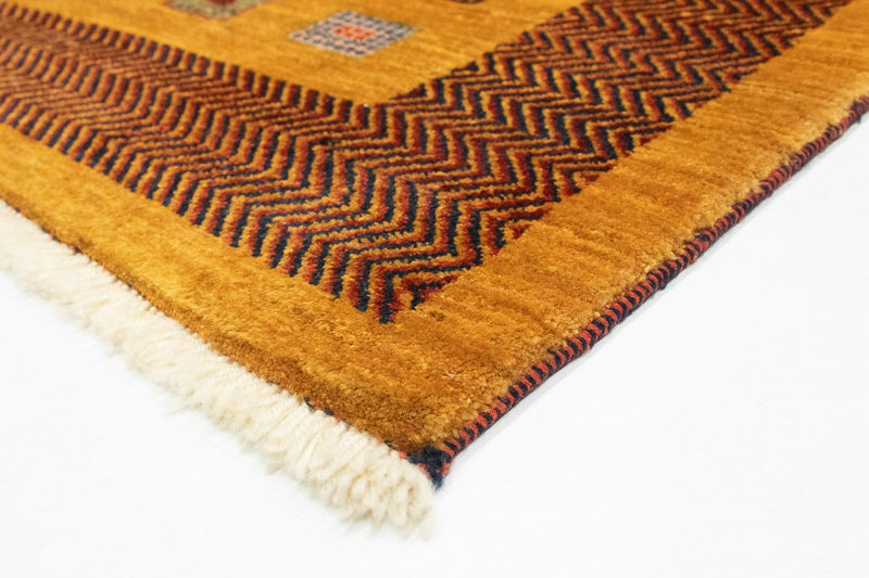 Tapis Gabbeh - Loribaft Persan - 150 x 102 cm - or