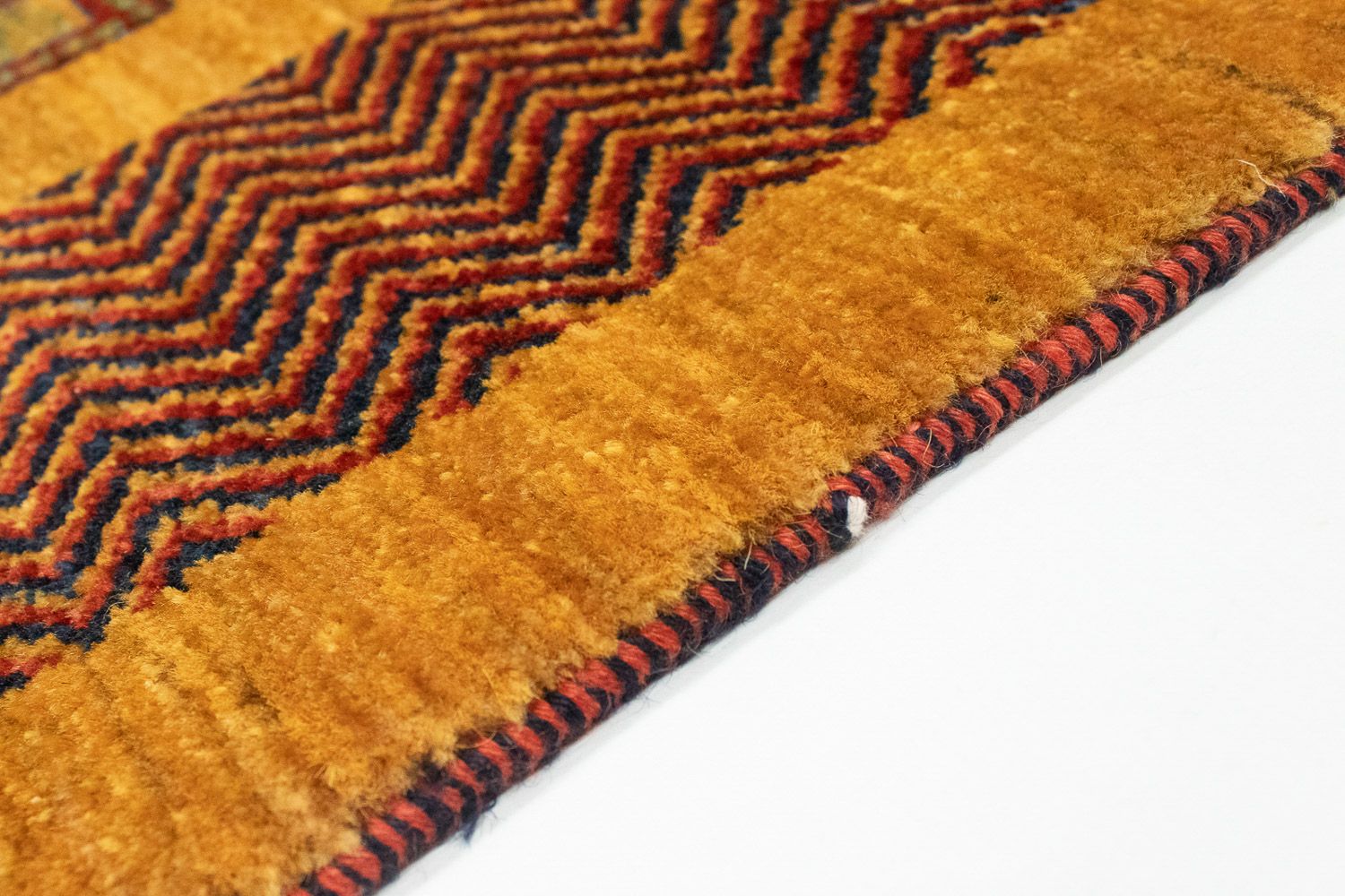 Tapis Gabbeh - Loribaft Persan - 150 x 102 cm - or