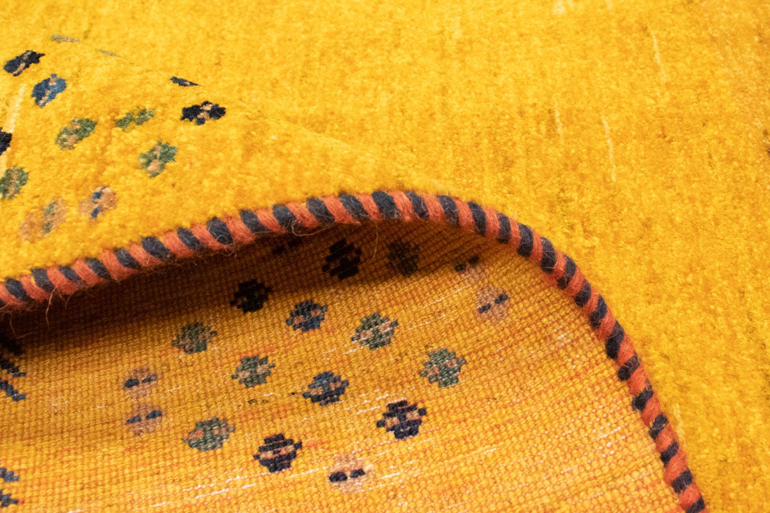 Tapis Gabbeh - Loribaft Persan - 240 x 170 cm - or