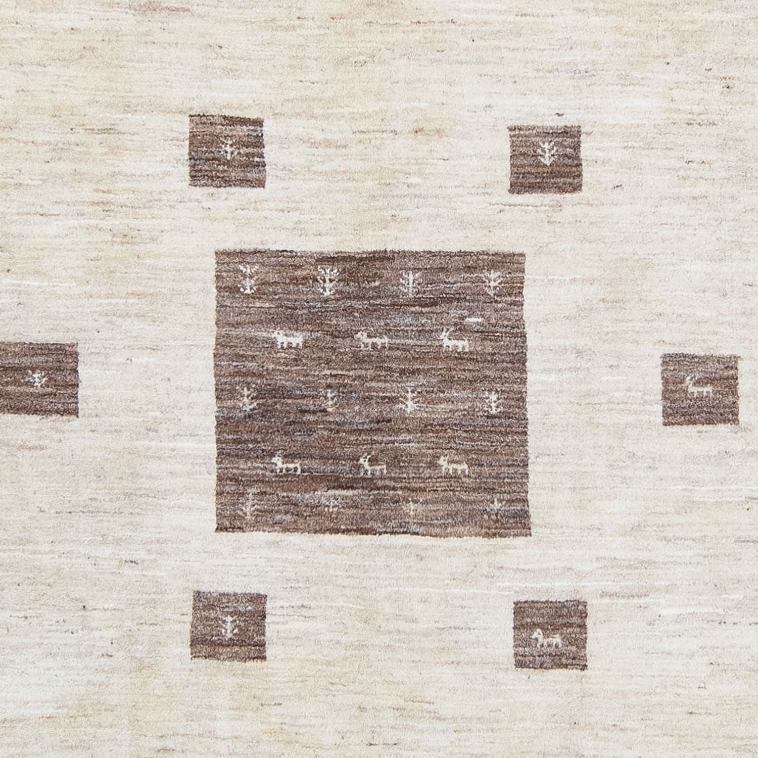 Tapis Gabbeh - Loribaft Persan - 340 x 250 cm - beige