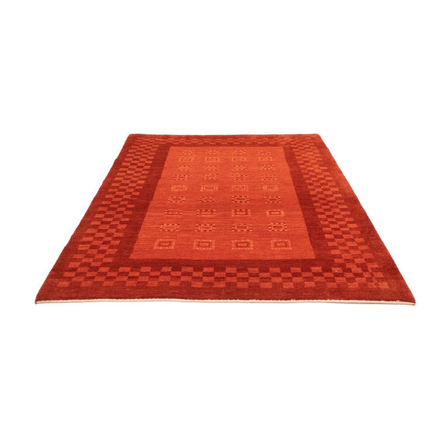 Tapis Gabbeh - Persan - 228 x 167 cm - rouge