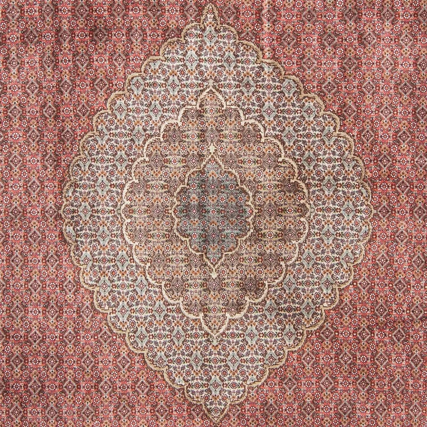 Tapis persan - Tabriz - 303 x 200 cm - rouge clair