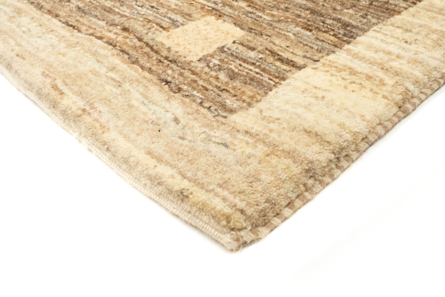 Tapis Gabbeh - Loribaft Persan - 228 x 161 cm - marron clair