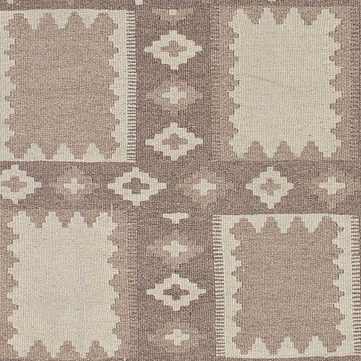 Tapis Kelim - Oriental - 190 x 120 cm - gris clair