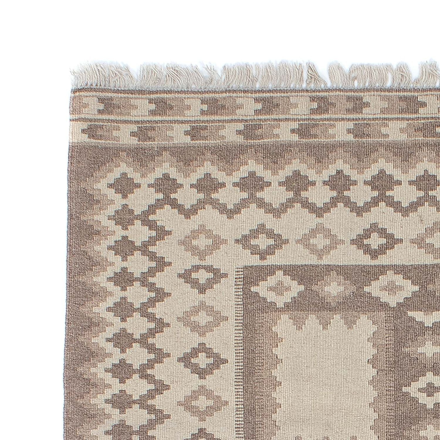 Tapis Kelim - Oriental - 190 x 120 cm - gris clair