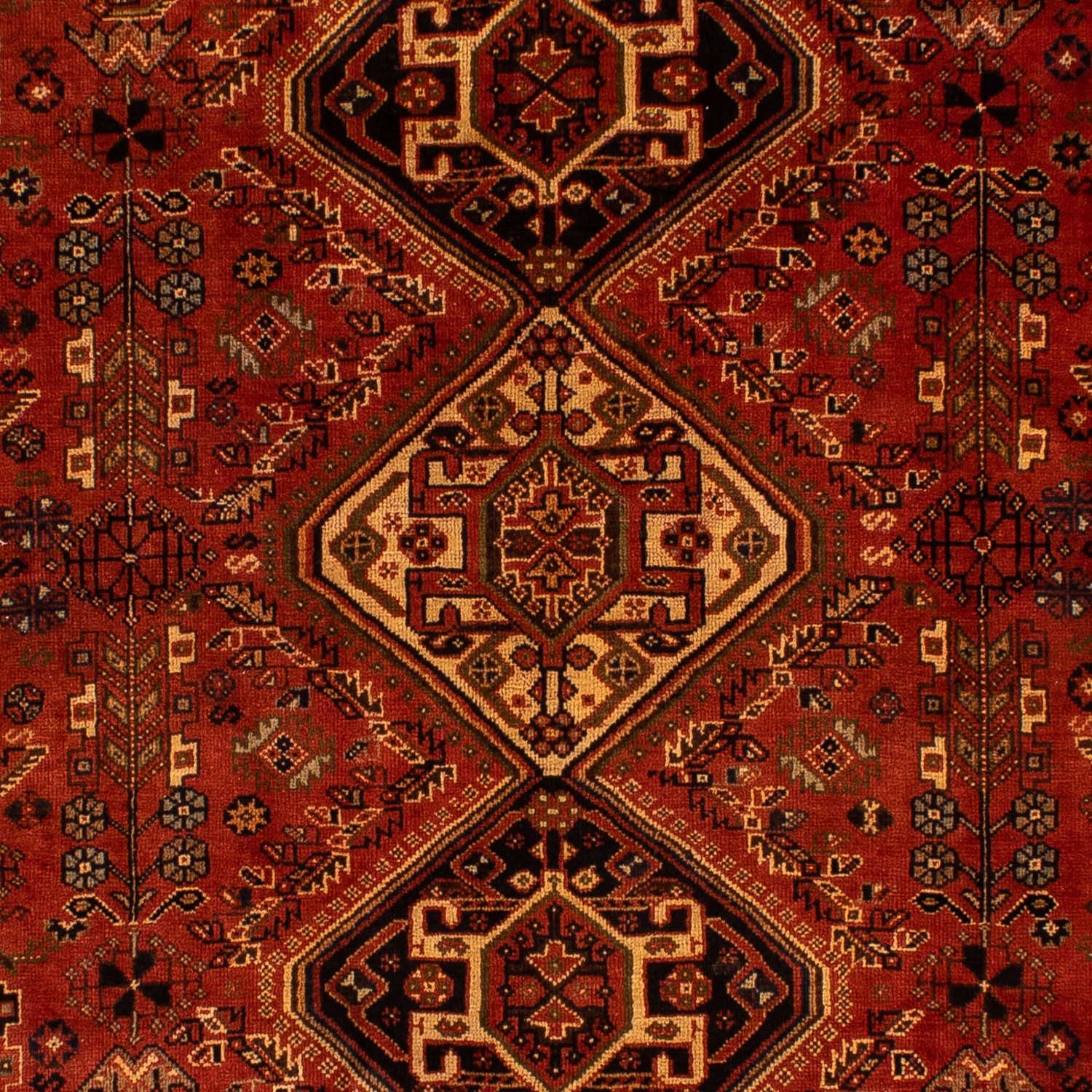 Tapis persan - Nomadic - 290 x 185 cm - rouge foncé