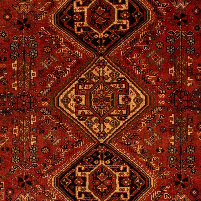 Tapis persan - Nomadic - 290 x 185 cm - rouge foncé