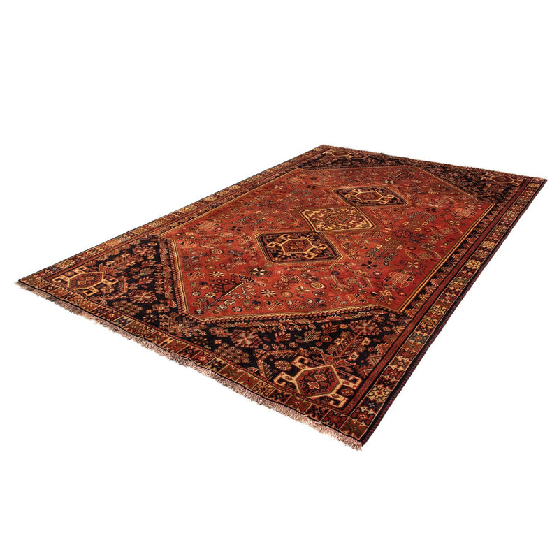 Tapis persan - Nomadic - 290 x 185 cm - rouge foncé