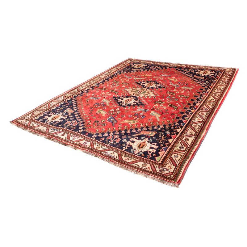 Tapis persan - Nomadic - 257 x 205 cm - rouge