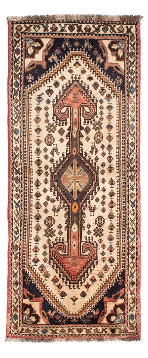 Tapis de couloir Tapis persan - Nomadic - 175 x 73 cm - beige