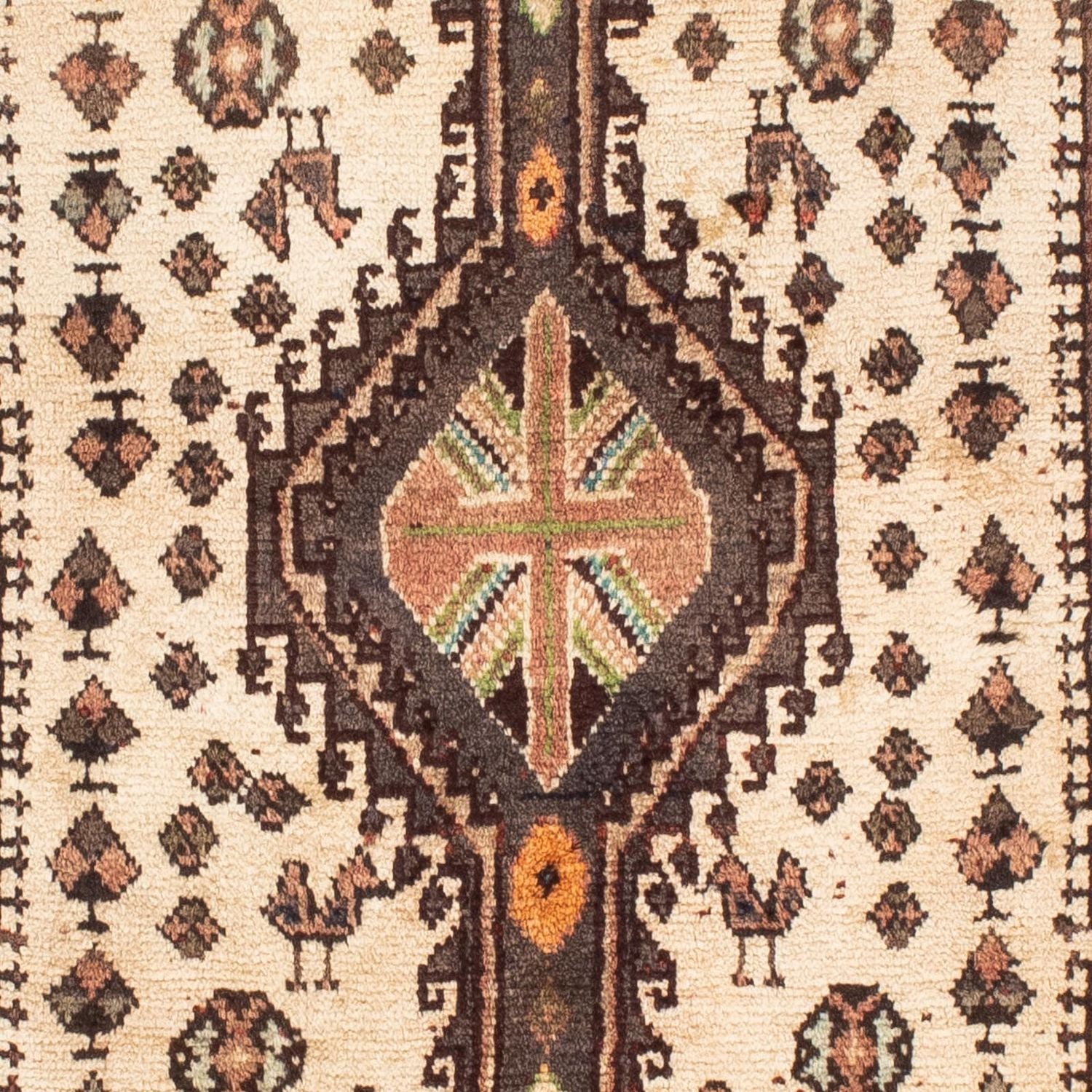 Tapis de couloir Tapis persan - Nomadic - 175 x 73 cm - beige