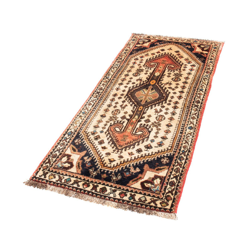 Tapis de couloir Tapis persan - Nomadic - 175 x 73 cm - beige