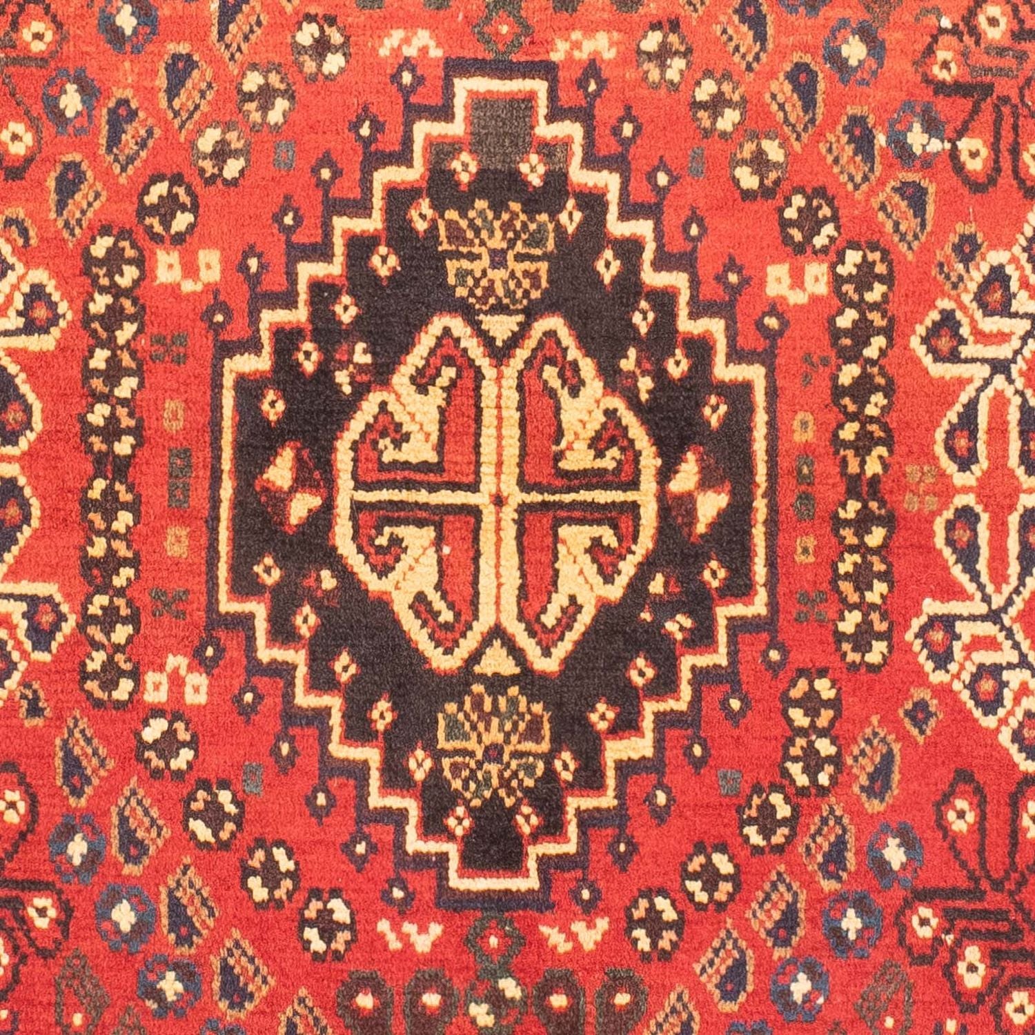Tapis persan - Nomadic - 144 x 96 cm - rouge
