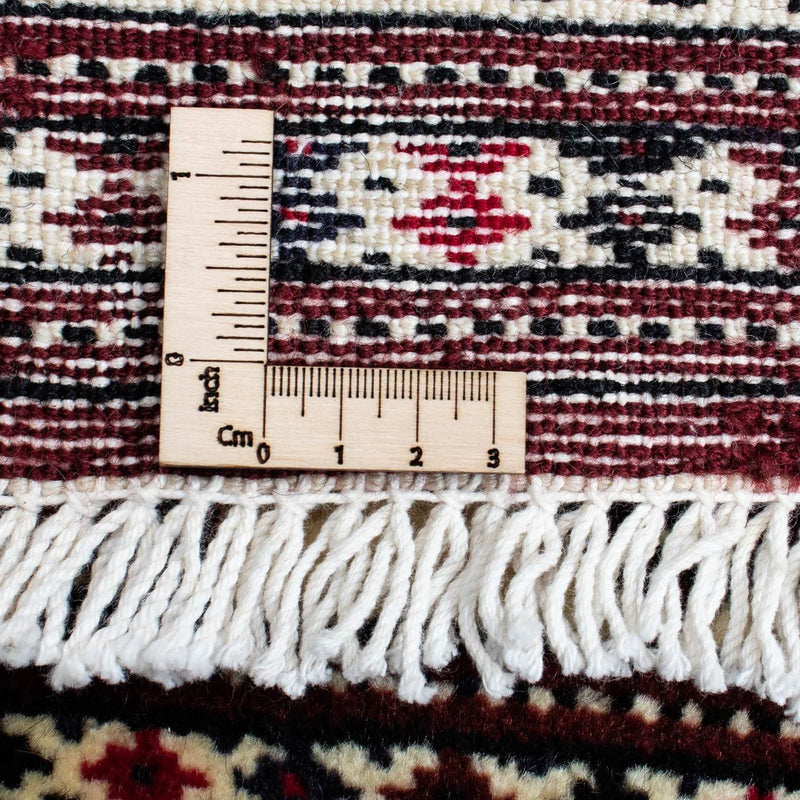 Tapis Turkaman - 135 x 90 cm - rouge foncé