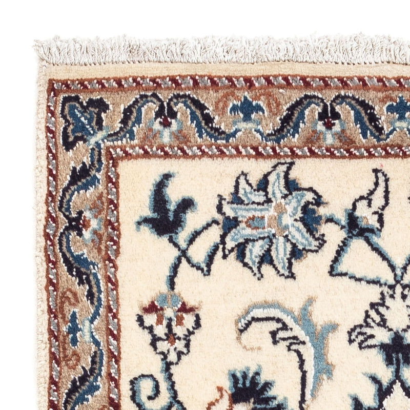 Tapis persan - Nain - 138 x 66 cm - beige