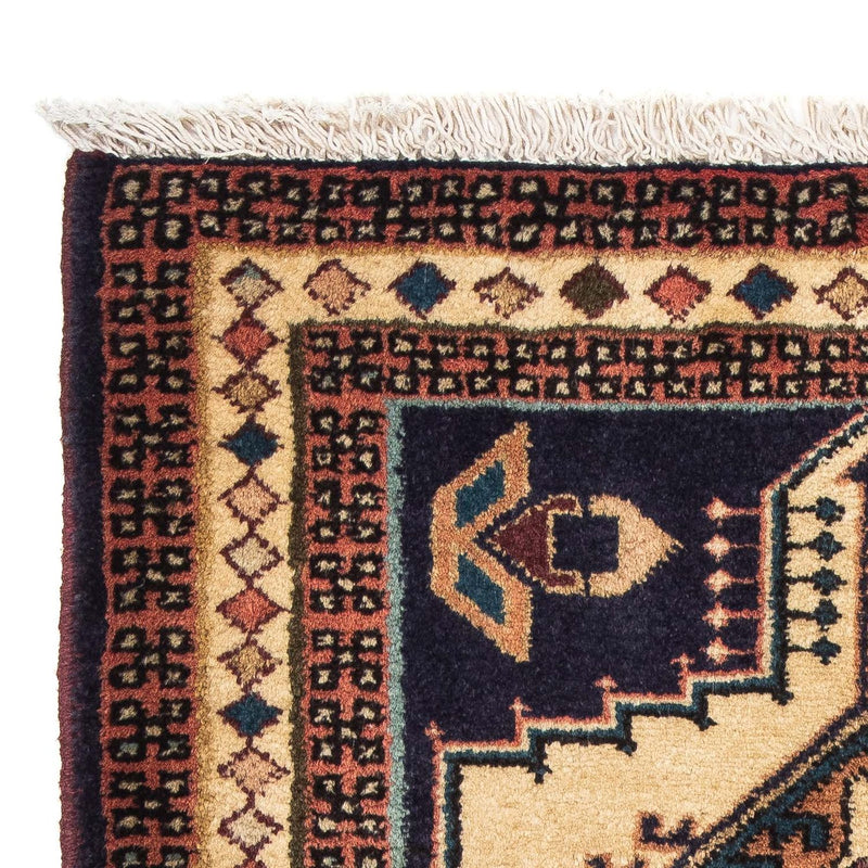 Tapis persan - Nomadic - 95 x 65 cm - marron clair
