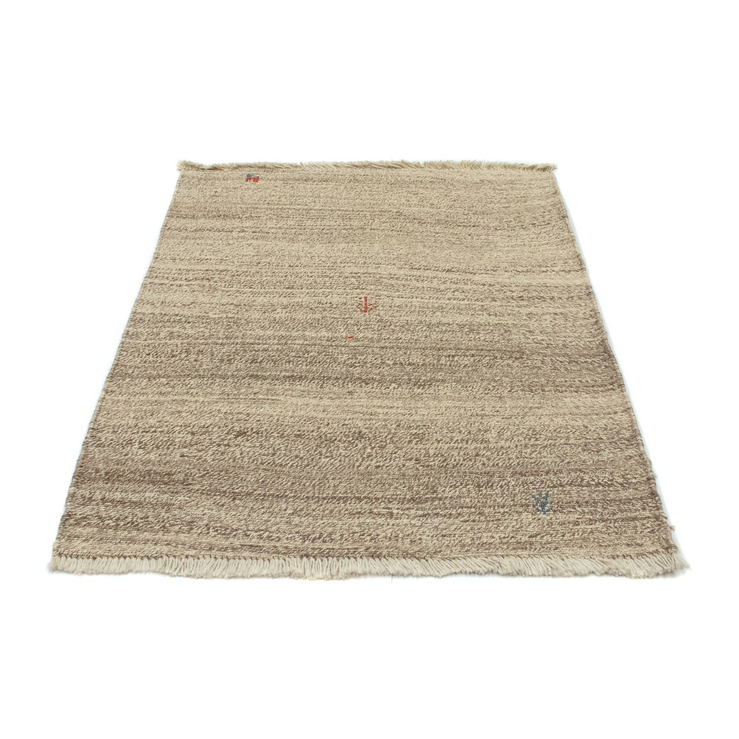 Tapis Gabbeh - Persan - 105 x 83 cm - beige