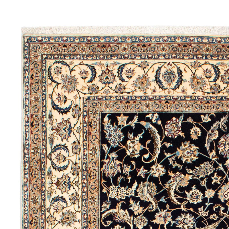 Tapis persan - Nain - Premium - 264 x 172 cm - bleu foncé