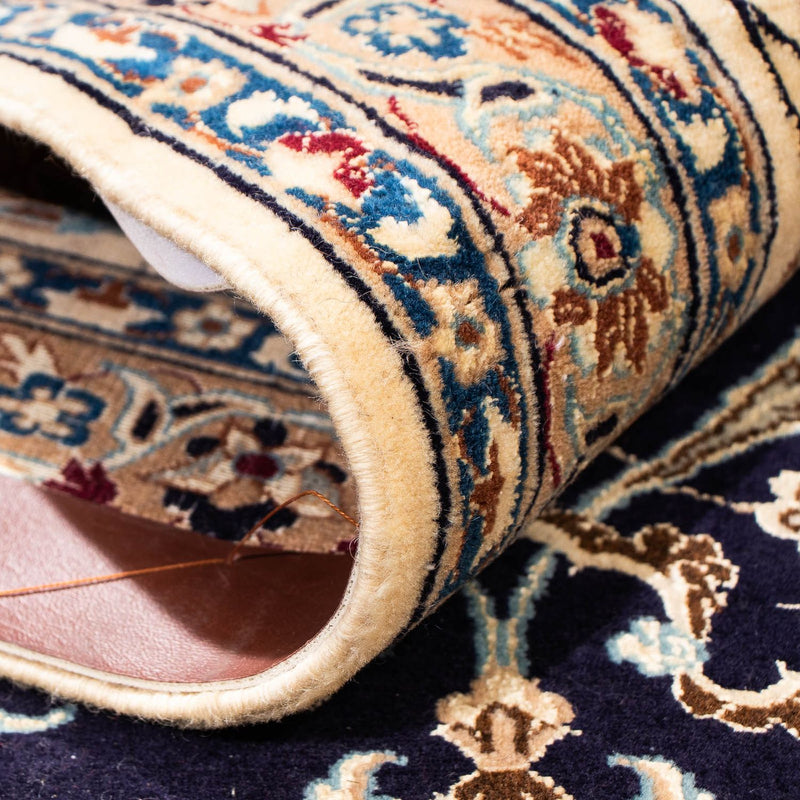 Tapis persan - Nain - Premium - 264 x 172 cm - bleu foncé