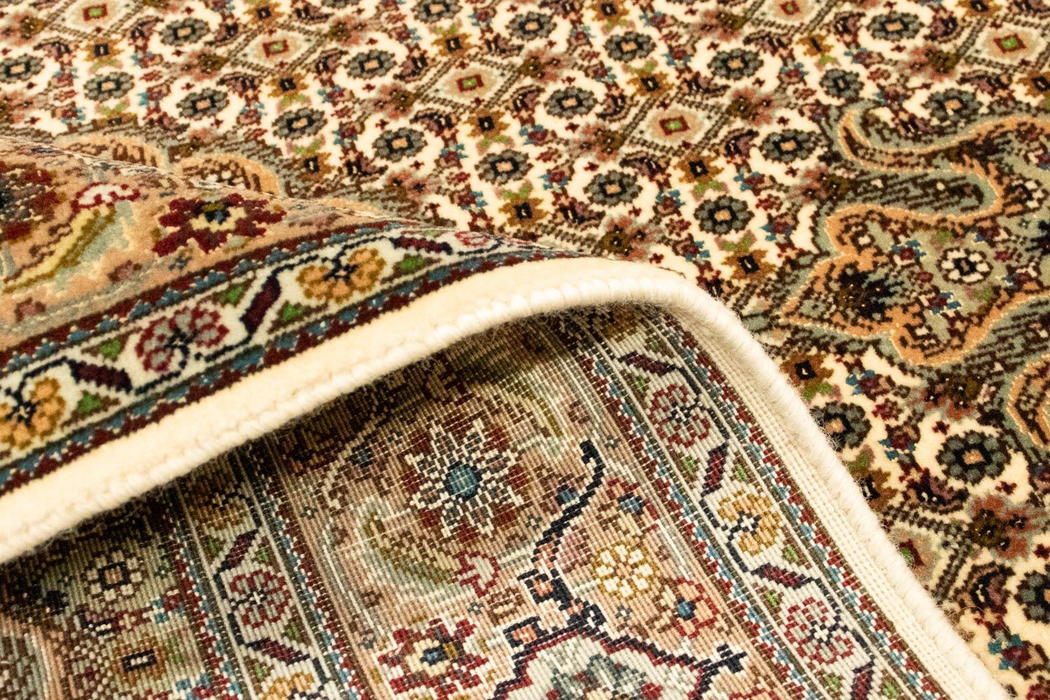 Tapis persan - Tabriz - Royal - 166 x 100 cm - marron clair