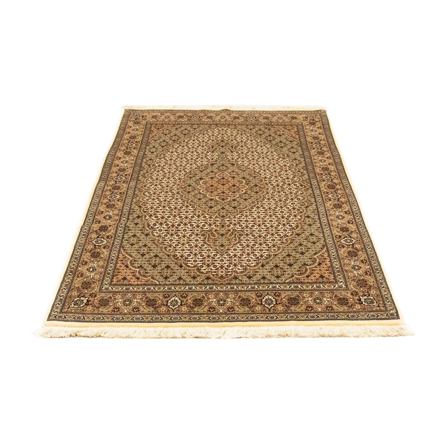 Tapis persan - Tabriz - Royal - 166 x 100 cm - marron clair