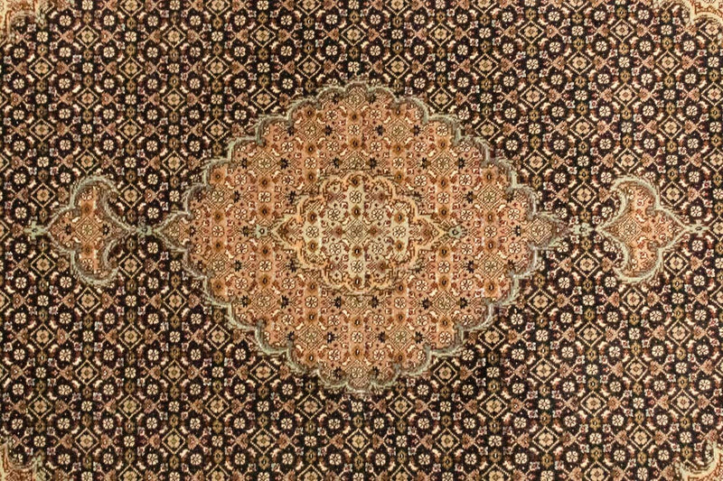 Tapis persan - Tabriz - Royal - 153 x 105 cm - bleu foncé