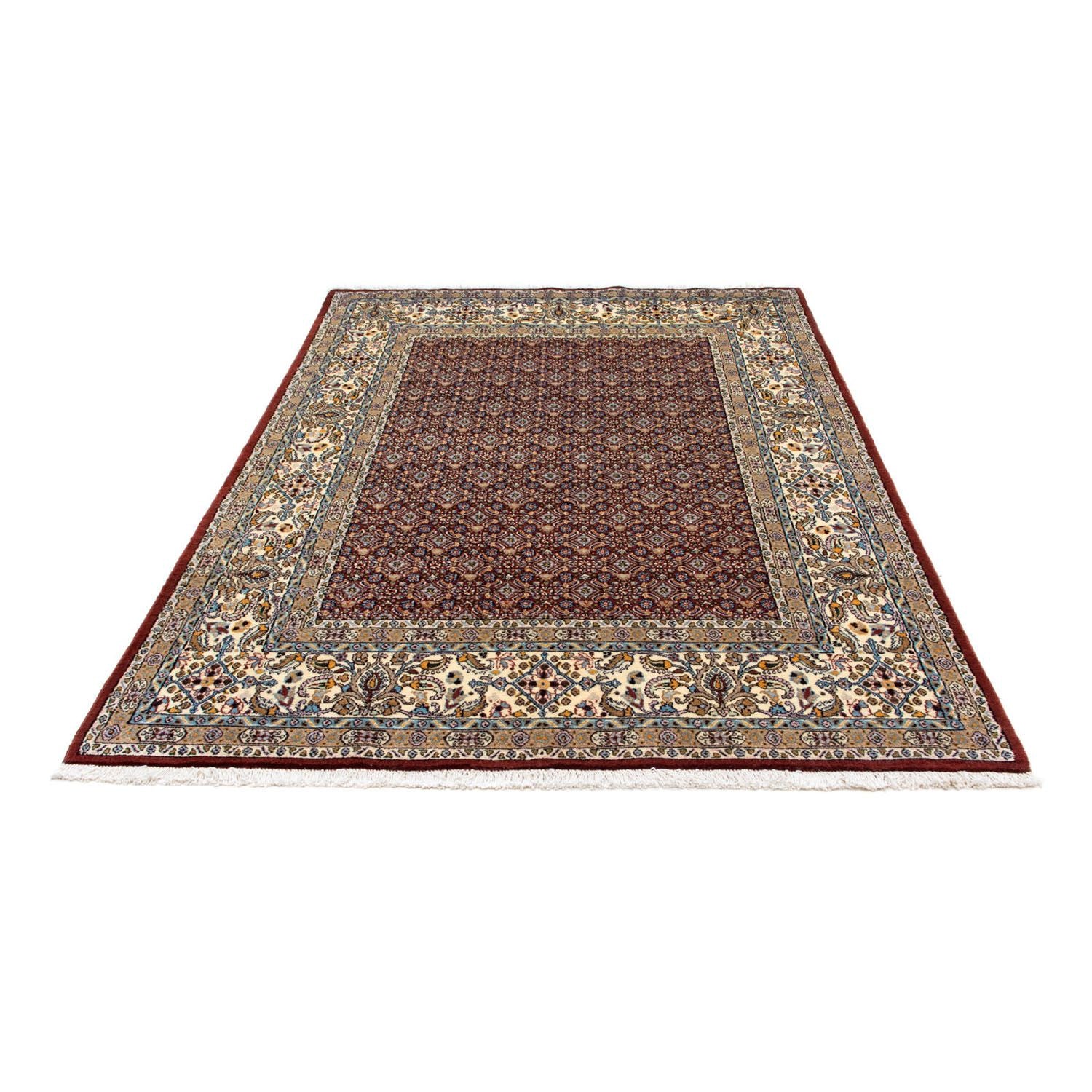 Tapis persan - Classique - 205 x 145 cm - rouge foncé