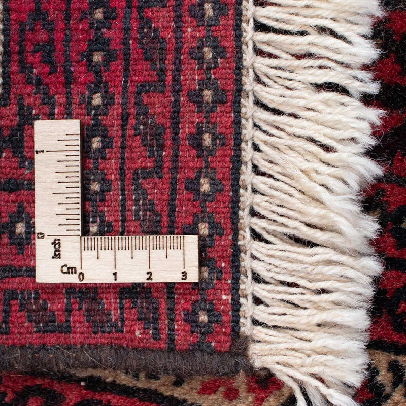 Tapis persan - Nomadic - 135 x 86 cm - rouge foncé
