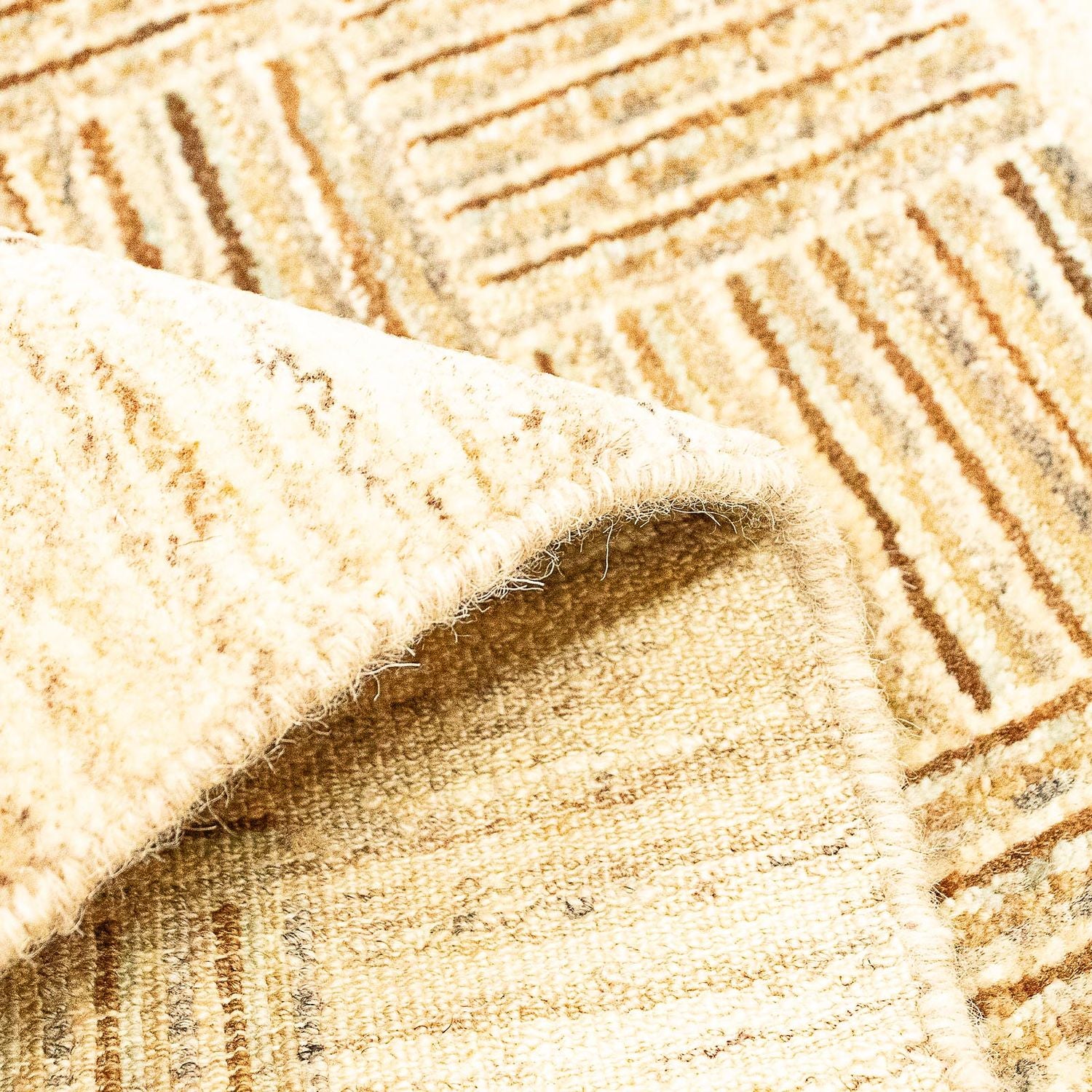 Tapis Gabbeh - Indus - 97 x 62 cm - beige