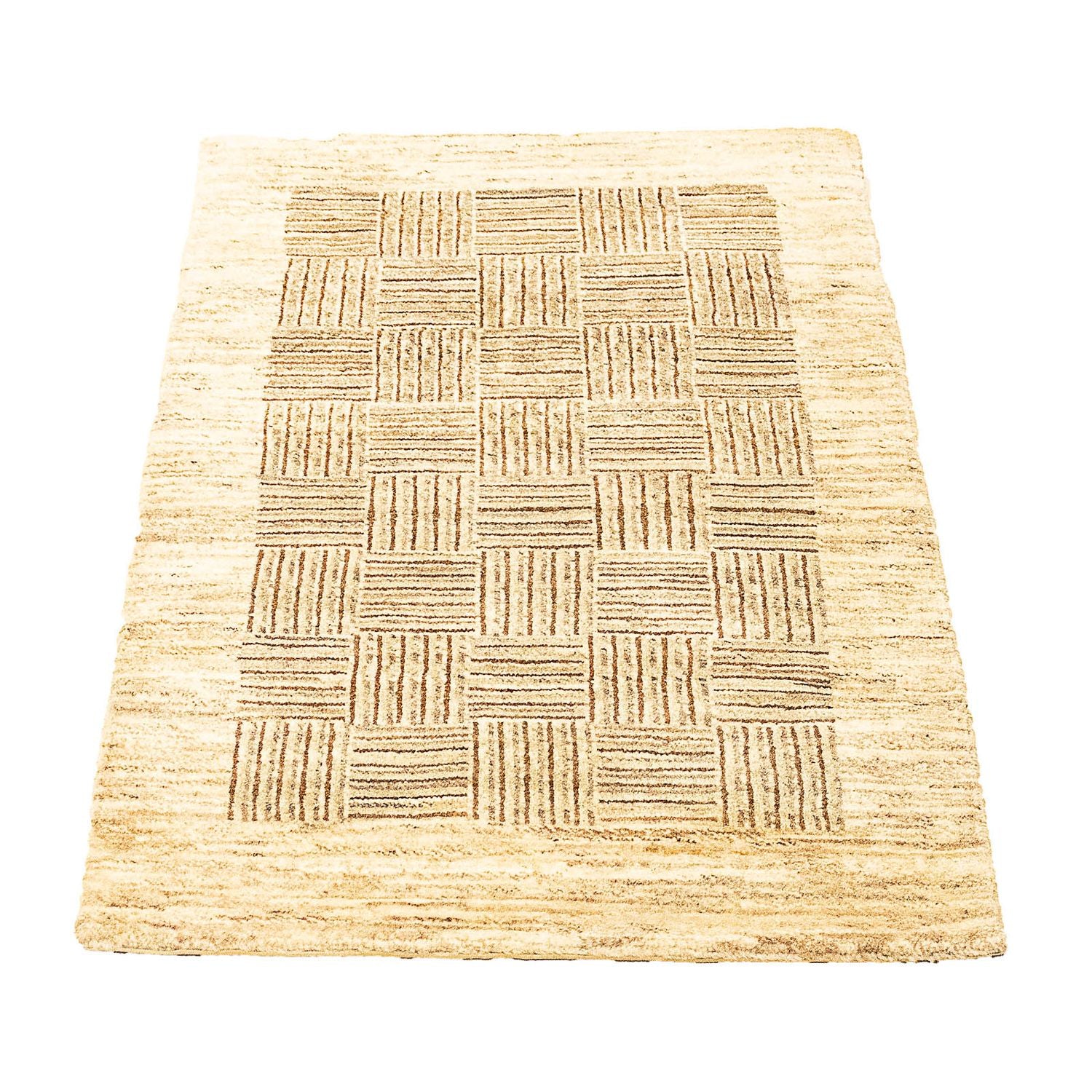 Tapis Gabbeh - Indus - 97 x 62 cm - beige