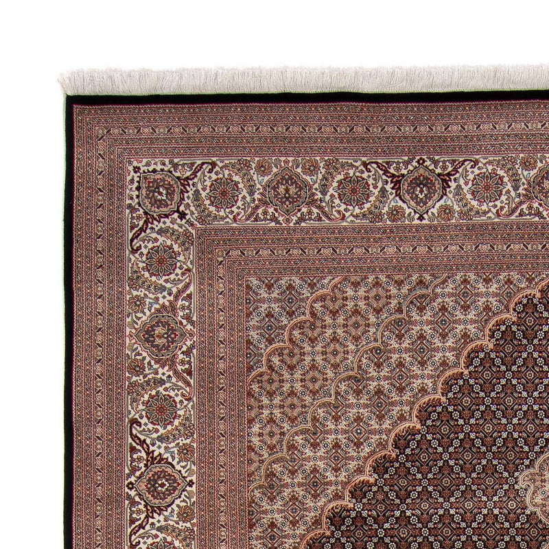 Tapis persan - Tabriz - 346 x 247 cm - bleu foncé