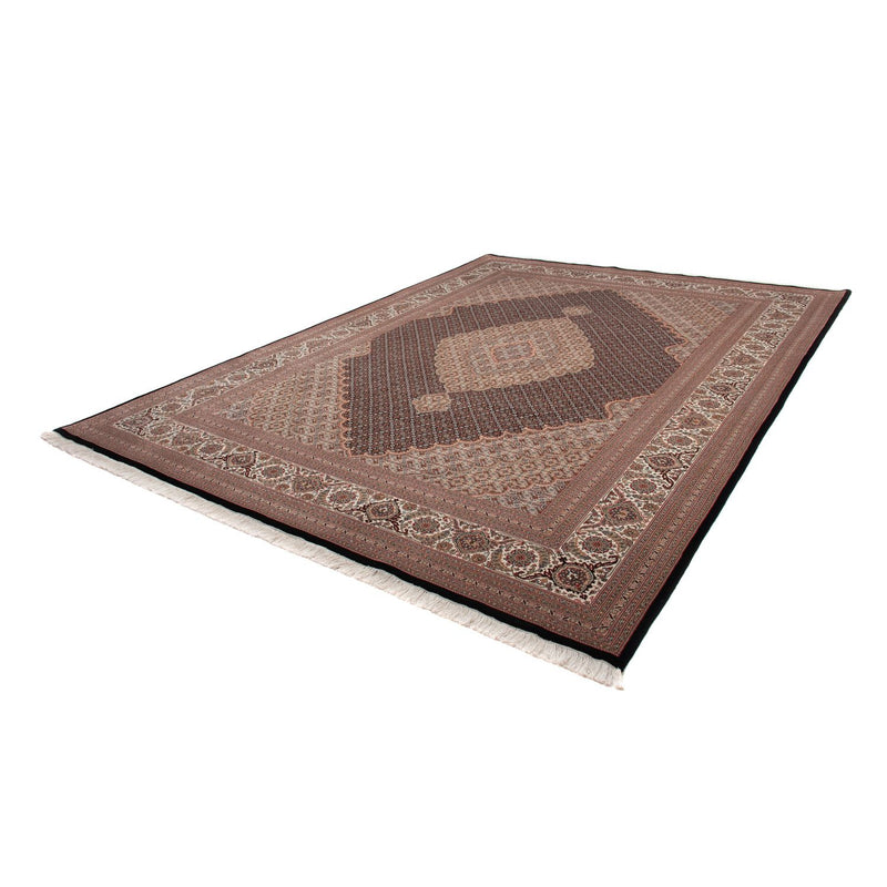 Tapis persan - Tabriz - 346 x 247 cm - bleu foncé
