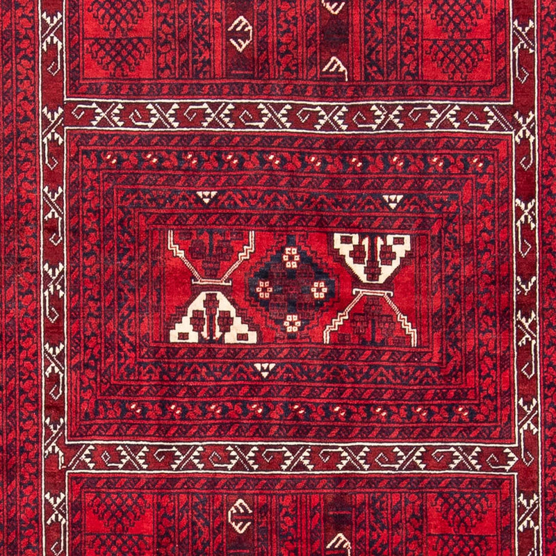Tapis Turkaman - 240 x 157 cm - rouge foncé