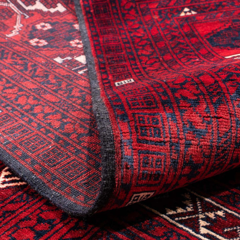 Tapis Turkaman - 240 x 157 cm - rouge foncé