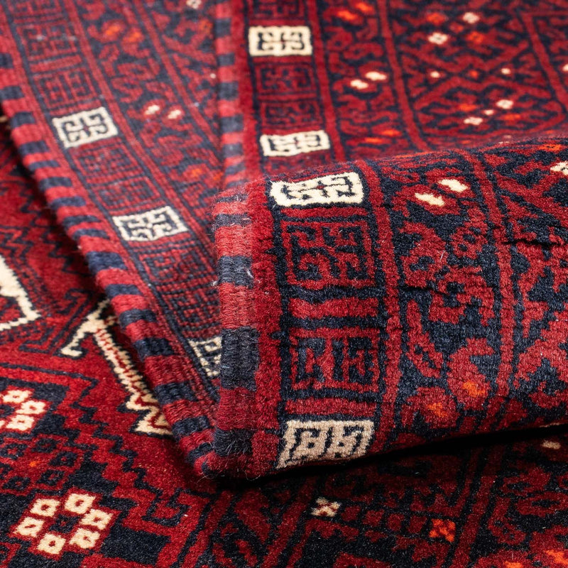 Tapis Turkaman - 240 x 160 cm - rouge foncé