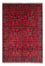 Tapis afghan - Kunduz - 193 x 129 cm - rouge