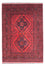 Tapis afghan - Kunduz - 146 x 104 cm - rouge foncé