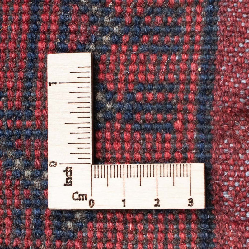 Tapis de couloir Tapis afghan - Kunduz - 190 x 83 cm - rouge foncé