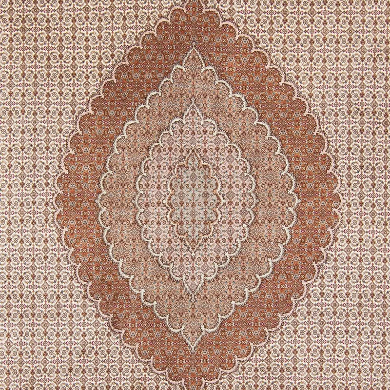 Tapis persan - Tabriz - 363 x 250 cm - marron clair